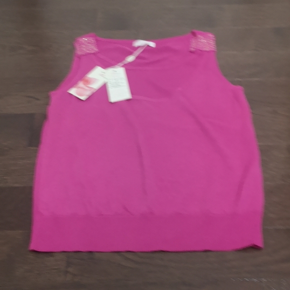 NEW Vintage Magenta Pink 90s Style Tank Top - Picture 4 of 4